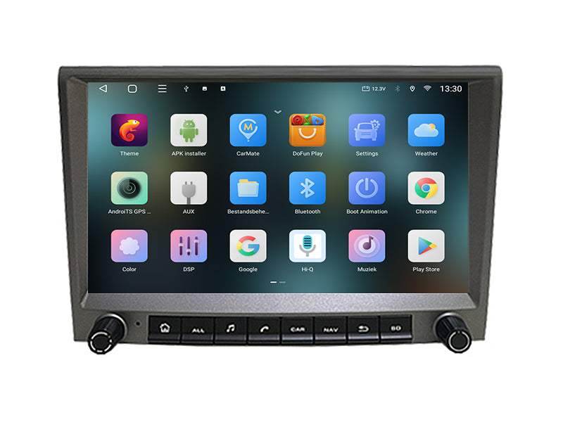 Porsche 911 Cayman Boxster | Android 15 Autoradio | 2005 t/m 2012 | CarPlay & Android Auto | Grijs