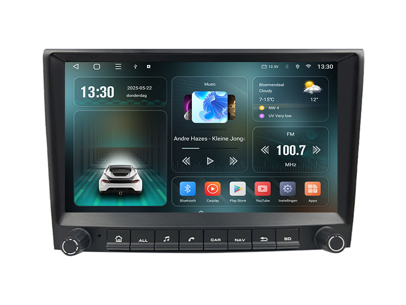 Porsche 911 Cayman Boxster | Android 15 Autoradio | 2005 t/m 2012 | CarPlay & Android Auto