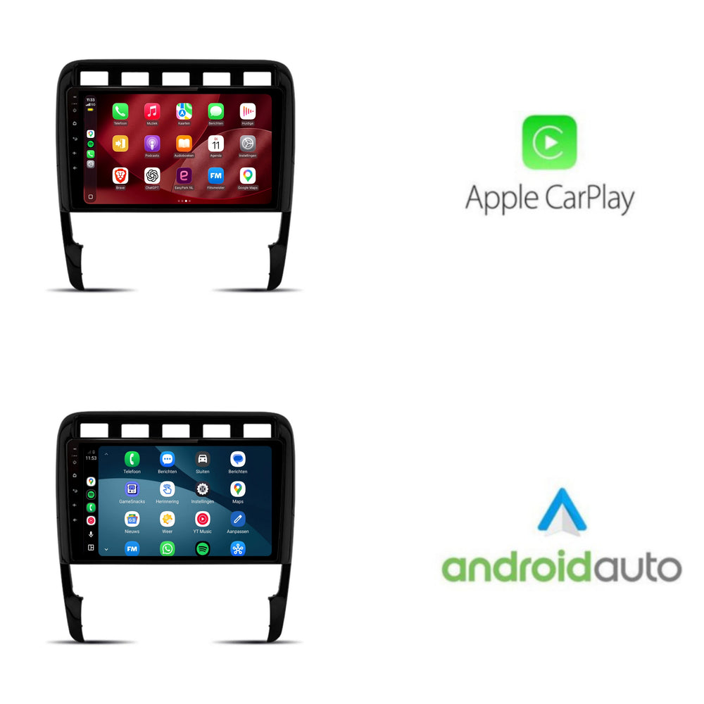 Porsche Cayenne | Android 15 | 9 inch Autoradio | 2002 t/m 2010 | CarPlay & Android Auto