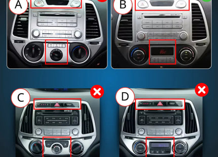 Hyundai i20 CarPlay autoradio | 2008 t/m 2014 | Denago DNG-A336 | 9 inch | Android 13 | Draadloos CarPlay & Android Auto