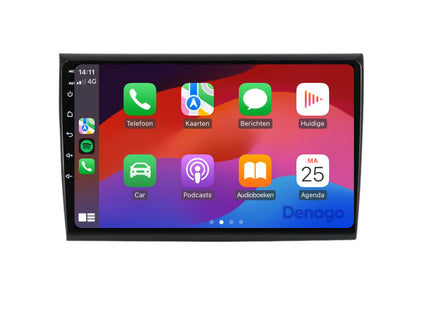 Fiat Bravo CarPlay autoradio | 2006 t/m 2017 | Denago DNG-A178 | 9 inch | Android 13 | Draadloos CarPlay & Android Auto