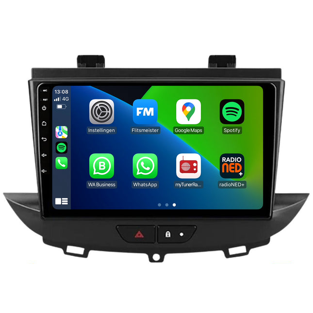 Opel Crossland | Android 13 | Autoradio | 2016 t/m 2020 | CarPlay & Android Auto