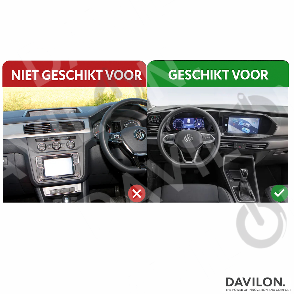 Volkswagen Caddy | Androide 13 | Radio de coche | 2020 a 2025 | CarPlay y Android Auto