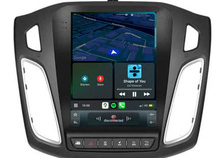 Cartronix Ford Focus | 2011 t/m 2017 | Autoradio Navigatie | Apple CarPlay & Android Auto | Android 13 | 10 inch | Groot HD Scherm