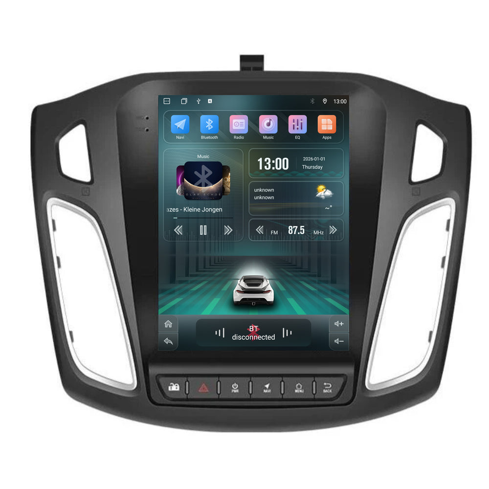 Cartronix Ford Focus | 2011 t/m 2017 | Autoradio Navigatie | Apple CarPlay & Android Auto | Android 13 | 10 inch | Groot HD Scherm