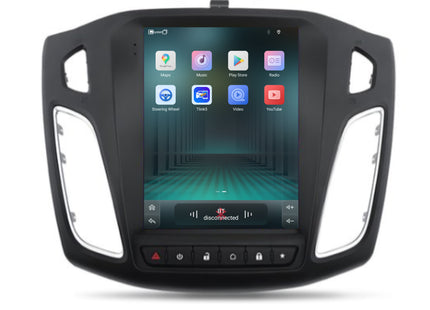 Cartronix Ford Focus | 2011 t/m 2017 | Autoradio Navigatie | Apple CarPlay & Android Auto | Android 13 | 10 inch HD Scherm | met 2 Knoppen