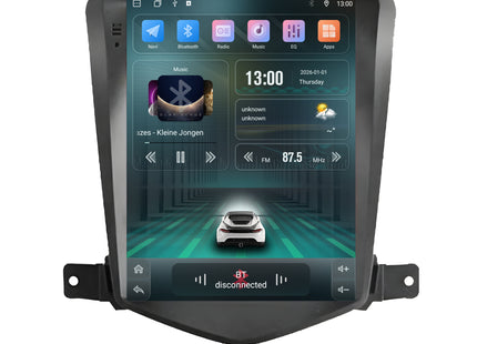 Cartronix Chevrolet Cruze | 2009 t/m 2015 | Autoradio Navigatie | Apple CarPlay & Android Auto | Android 13 | Groot HD Scherm