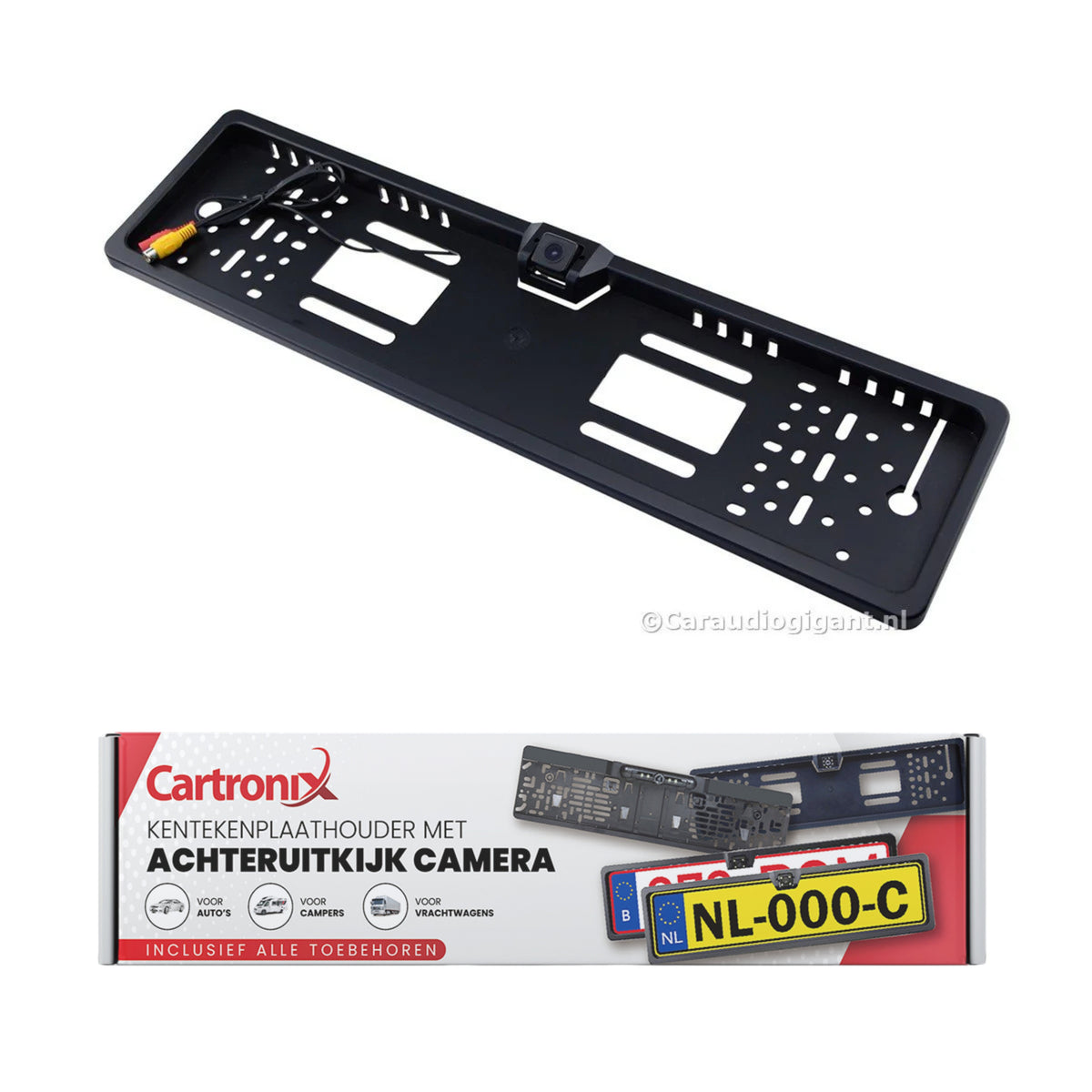 Achteruitrijcamera Set LCD 2,4 Inch Camera Kentekenplaathouder - SPY Achteruitrijcamera Set LCD 2,4 Inch Camera Kentekenplaathouder - SPY