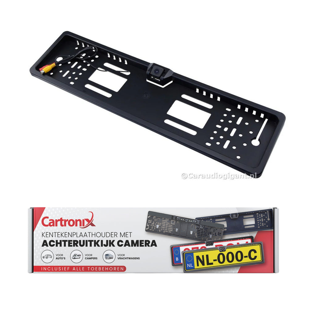 Portamatrículas Cartronix RV-400 con cámara | Para coche - Camper - Camión