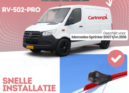 Mercedes Sprinter Tercera luz de freno Cámara de marcha atrás | 2007 a 2016 | Visión nocturna | Imagen HD