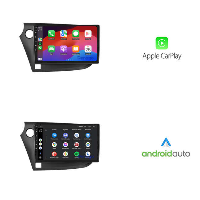 Honda Insight | Android 13 | Autoradio | 2009 t/m 2014 | CarPlay & Android Auto