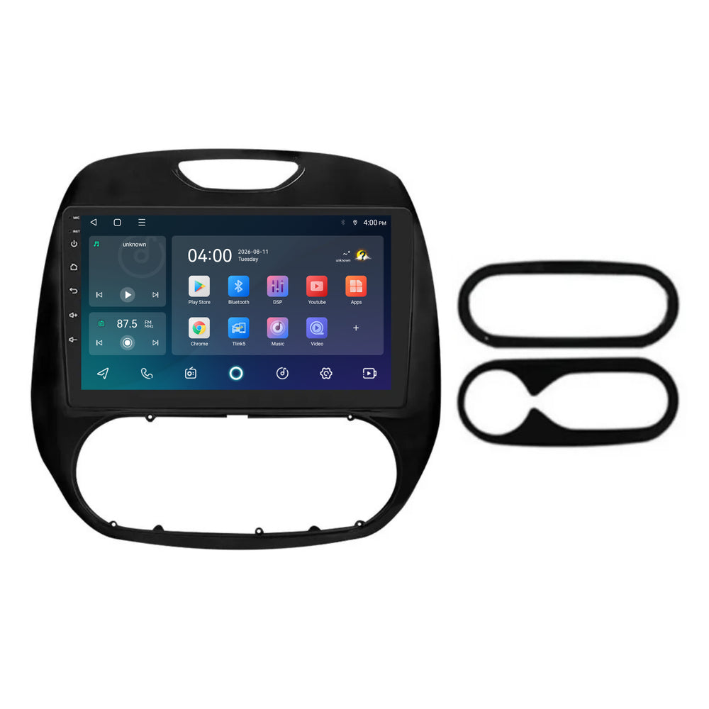 Renault Captur-radio med CarPlay och Android Auto | 2017–2019 | 9 tum | Android 15 | CTX-7246