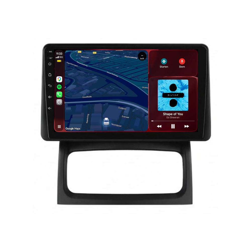 راديو Renault Clio 2 مع CarPlay وAndroid Auto | 2005–2012 | 9 بوصة | Android 15 | CTX-7424