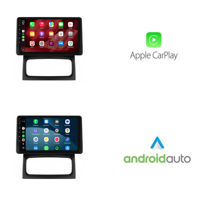 راديو Renault Clio 2 مع CarPlay وAndroid Auto | 2005–2012 | 9 بوصة | Android 15 | CTX-7424