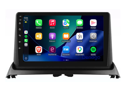 Renault Clio 2 CarPlay autoradio | 2005 t/m 2012 | Denago DNG-A433 | 9 inch | Android 13 | Draadloos CarPlay & Android Auto