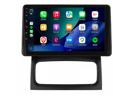 Renault Clio 2 CarPlay autoradio | 2005 t/m 2012 | Denago DNG-A424 | 9 inch | Android 13 | Draadloos CarPlay & Android Auto