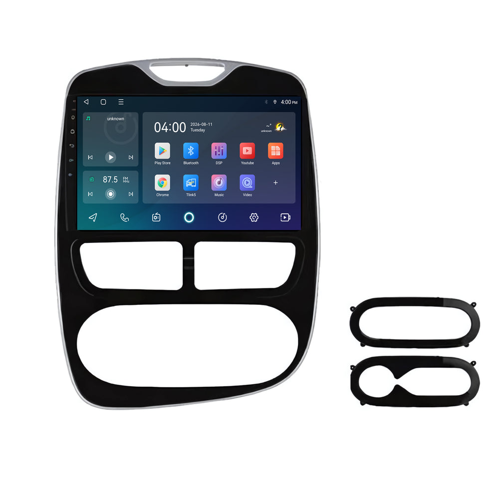 Renault Clio 4 CarPlay & Android Auto radio | 2013 t/m 2015 | 9 inch | Android 15