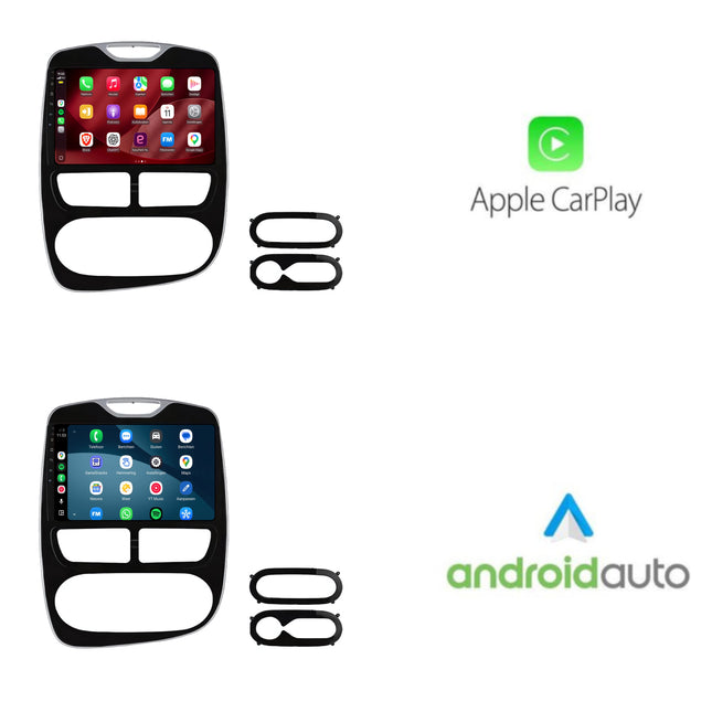 Renault Clio 4 | Android 15 | 9 inch Autoradio | 2013 t/m 2015 | CarPlay & Android Auto