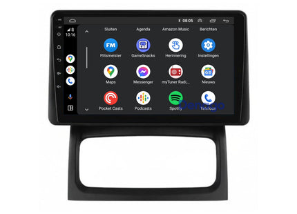 Renault Clio 2 CarPlay autoradio | 2005 t/m 2012 | Denago DNG-A424 | 9 inch | Android 13 | Draadloos CarPlay & Android Auto