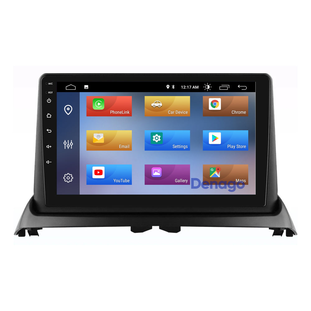 Renault Clio 2 CarPlay car radio | 2005 to 2012 | Denago DNG-A433 | 9 inches | Android 13 | Wireless CarPlay & Android Auto