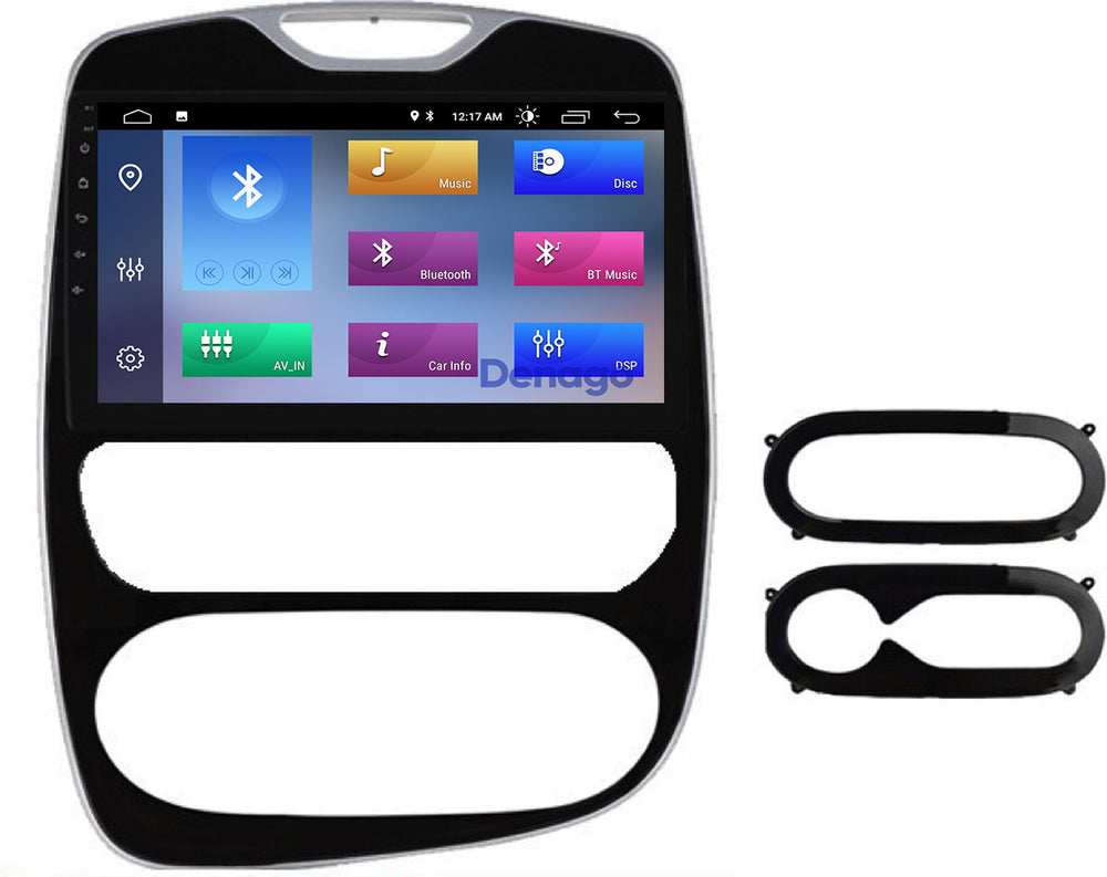 Autoradio CarPlay pour Renault Clio 4 | 2016 à 2019 | Denago DNG-A257 | Écran 10 pouces | Android 13 | CarPlay sans fil & Android Auto