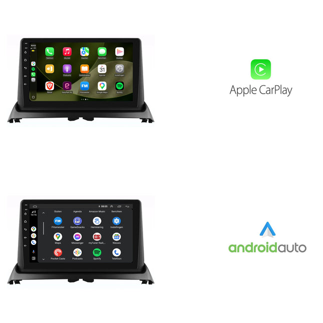 Renault Clio 2 | Android 13 | Autoradio | 2005 t/m 2012 | CarPlay & Android Auto