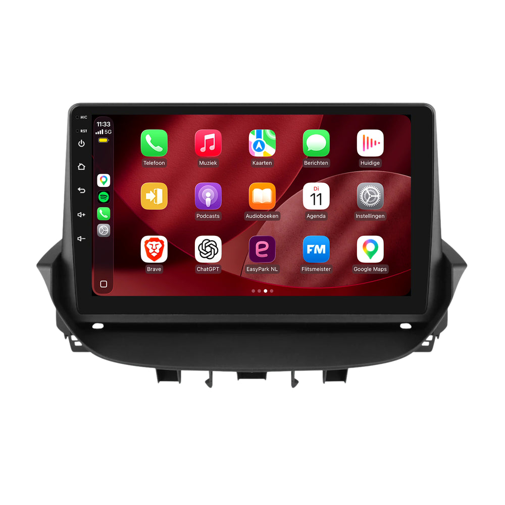 راديو Renault Laguna 2 مع CarPlay وAndroid Auto | 2001–2007 | 9 بوصة | Android 15 | CTX-7434