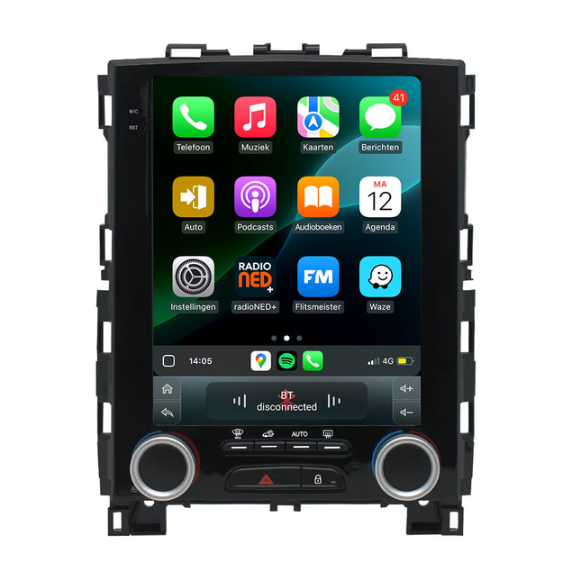 Cartronix Renault Megane 4 | 2009 t/m 2017 | Autoradio Navigatie | Apple CarPlay & Android Auto | Android 13 | Groot HD Scherm