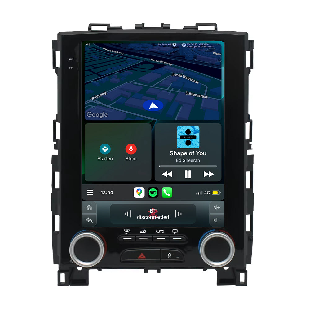Cartronix Renault Megane 4 | 2009 t/m 2017 | Autoradio Navigatie | Apple CarPlay & Android Auto | Android 13 | Groot HD Scherm