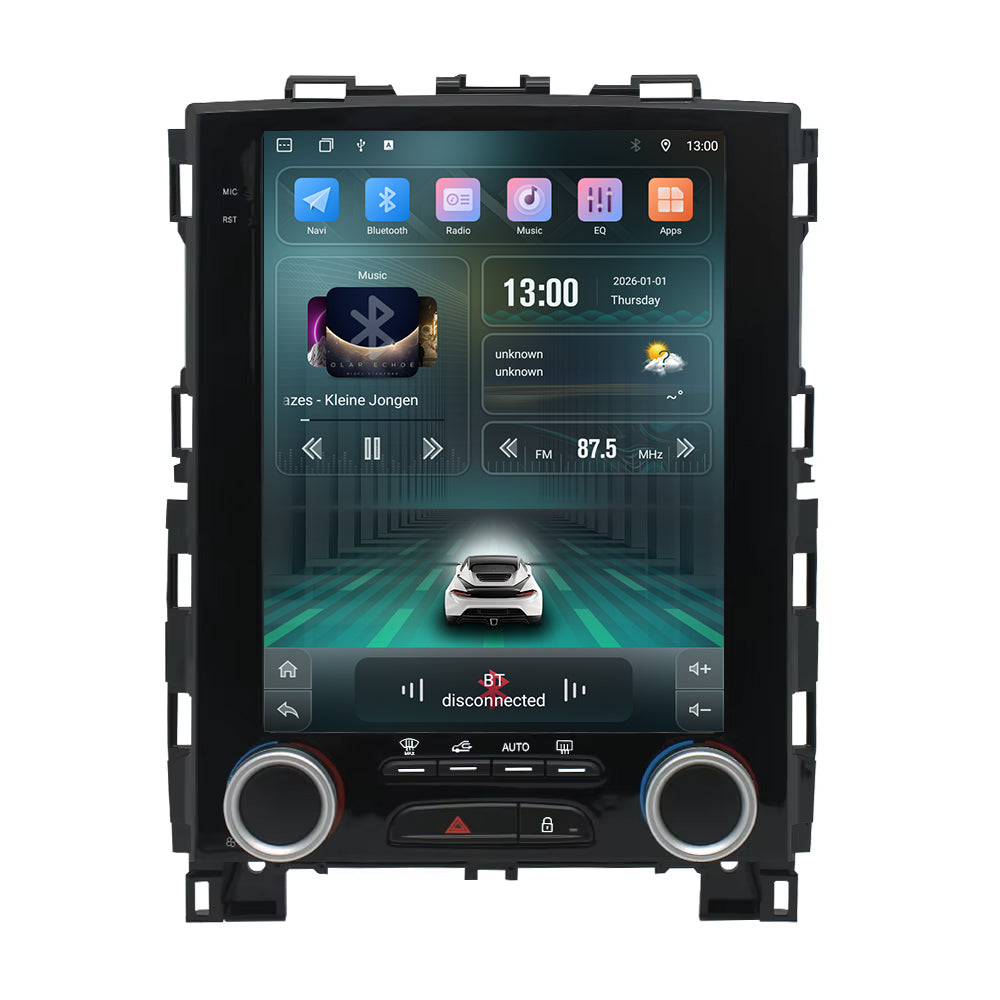 Cartronix Renault Megane 4 | 2009 t/m 2017 | Autoradio Navigatie | Apple CarPlay & Android Auto | Android 13 | Groot HD Scherm