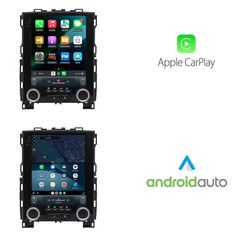 Cartronix Renault Megane 4 | 2009 t/m 2017 | Autoradio Navigatie | Apple CarPlay & Android Auto | Android 13 | Groot HD Scherm