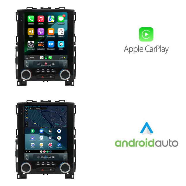Cartronix Renault Megane 4 | 2009 t/m 2017 | Autoradio Navigatie | Apple CarPlay & Android Auto | Android 13 | Groot HD Scherm