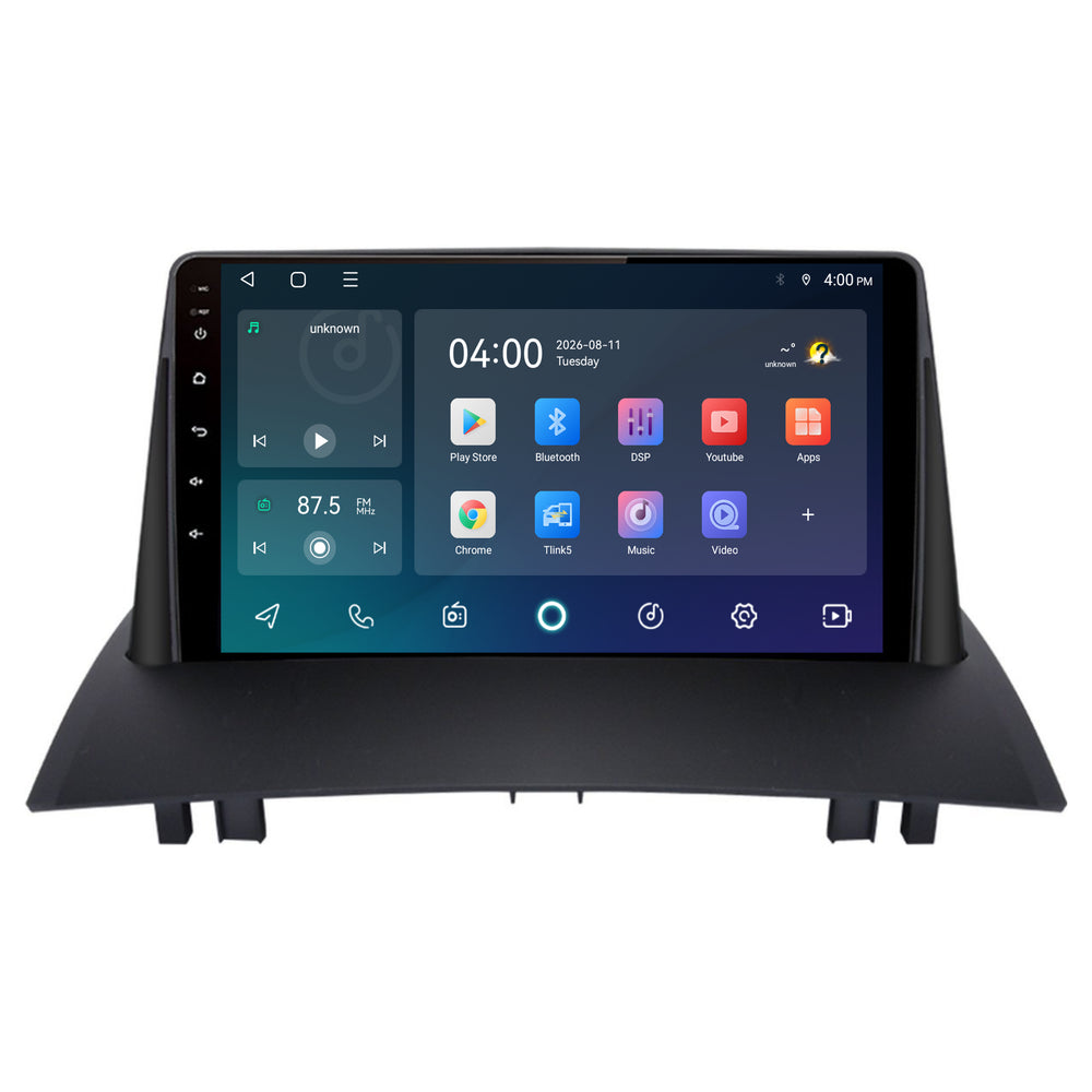 Renault Mégane II CarPlay & Android Auto radio | 2003 t/m 2008 | 9 inch | Android 15 | CTX-7175