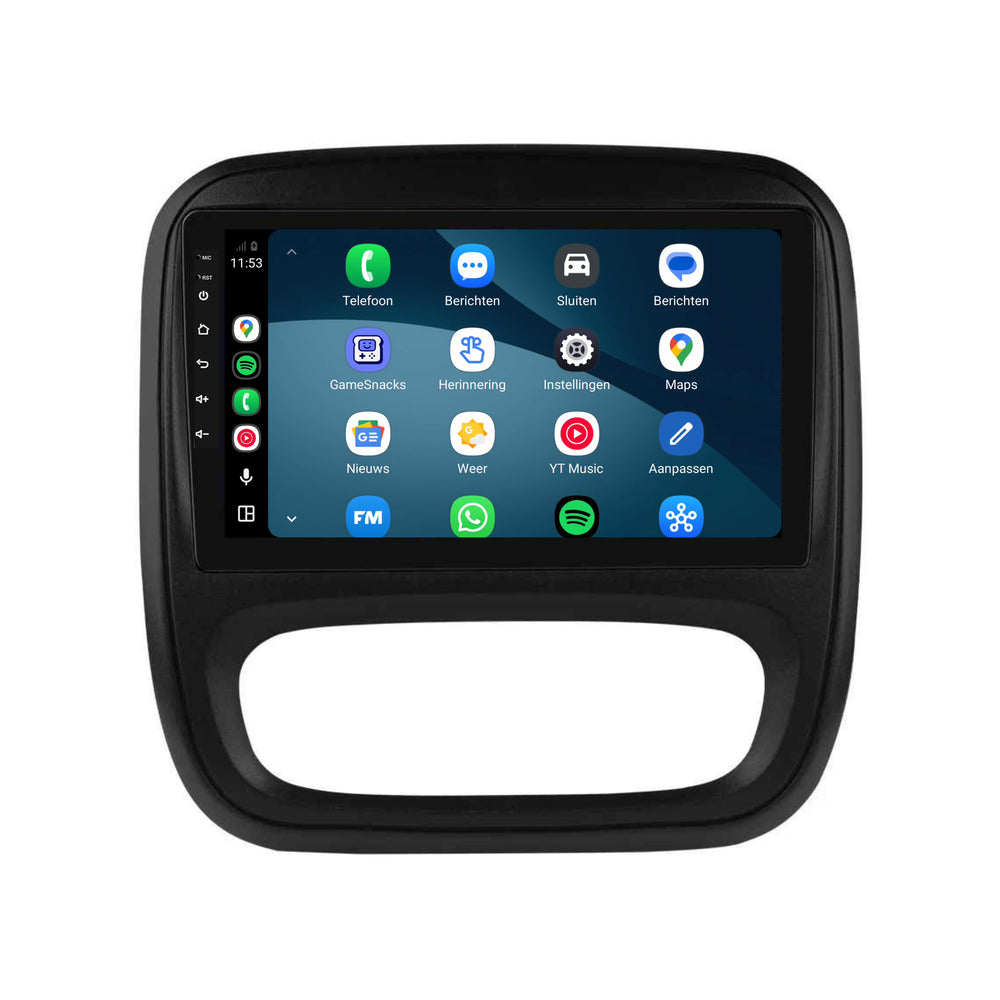 Renault Trafic 3-radio med CarPlay & Android Auto | 2014–2021 | 9 tum | Android 15 | CTX-7494