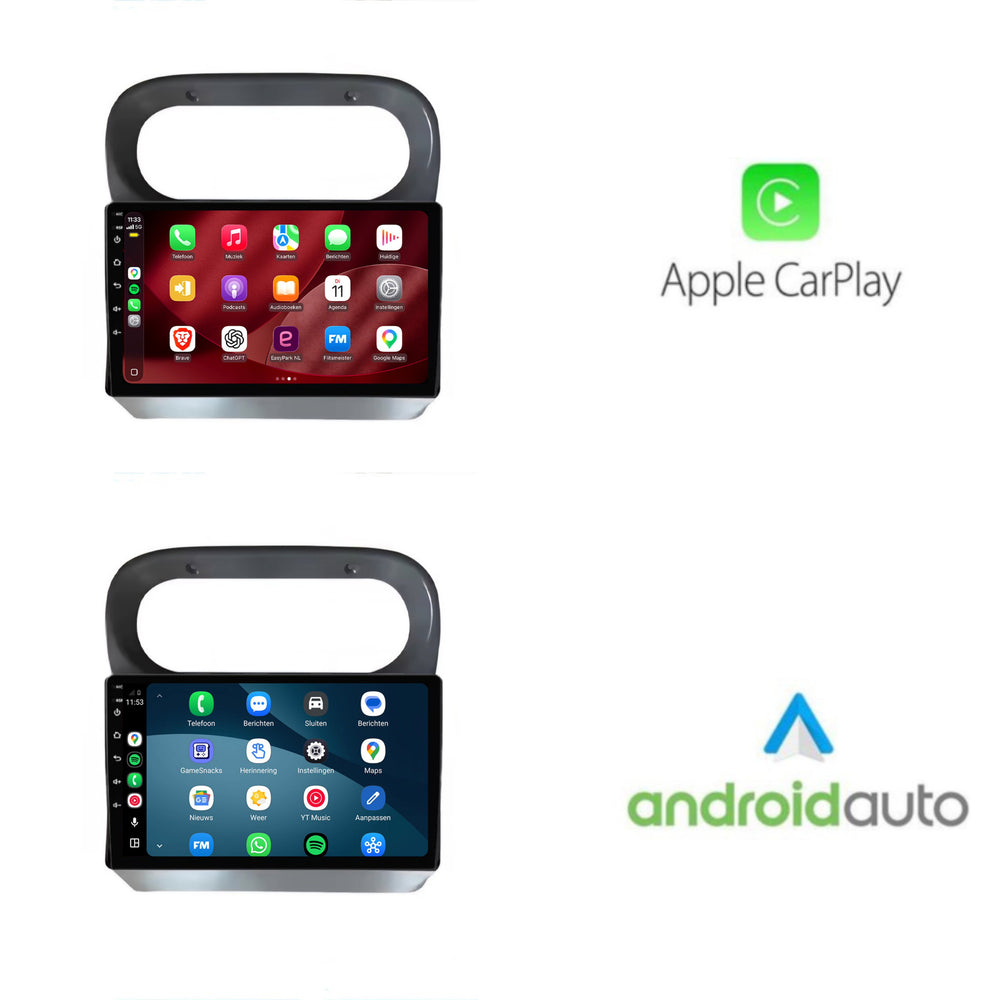 Renault Twingo-radio med CarPlay & Android Auto | 1998–2006 | 9 inch | Android 15 | CTX-7302