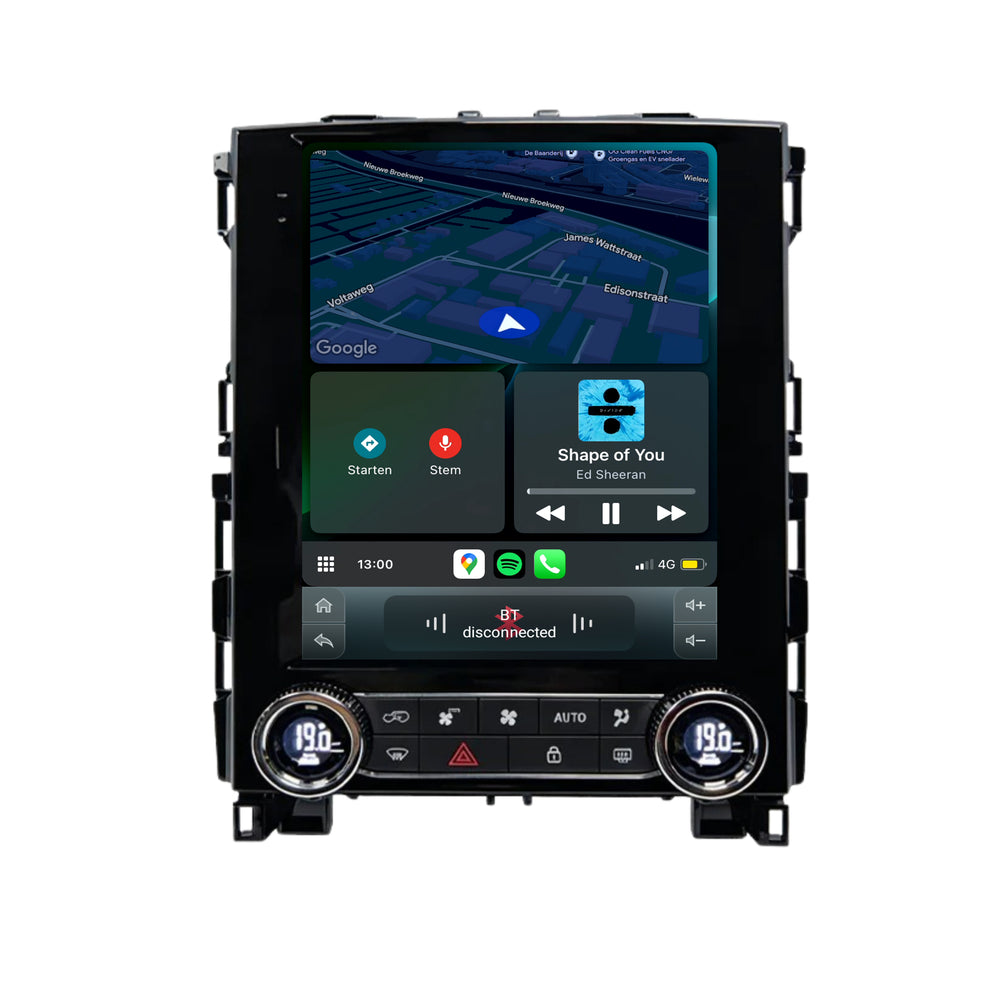 Cartronix Renault Megane 4 | 2009 t/m 2017 | Autoradio Navigatie | Apple CarPlay & Android Auto | Android 13 | Groot HD Scherm