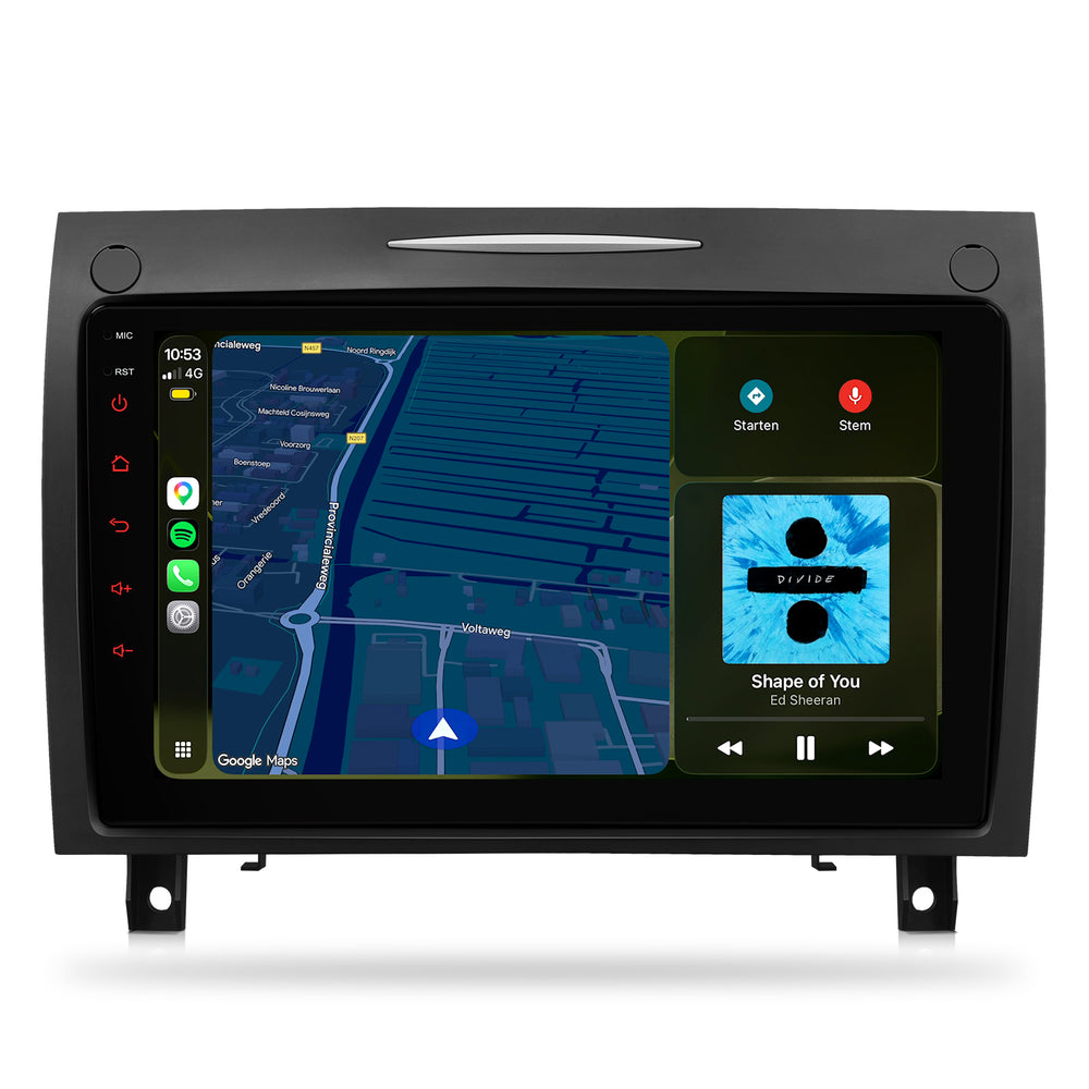 Mercedes-Benz SLK CarPlay & Android Auto autoradio | 2004 t/m 2010 | Android 15 | Davilon