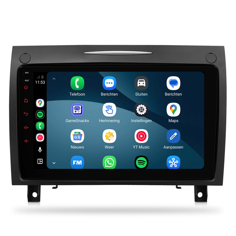 Mercedes SLK | Android 15 | 9 inch Autoradio | 2004 t/m 2010 | CarPlay & Android Auto