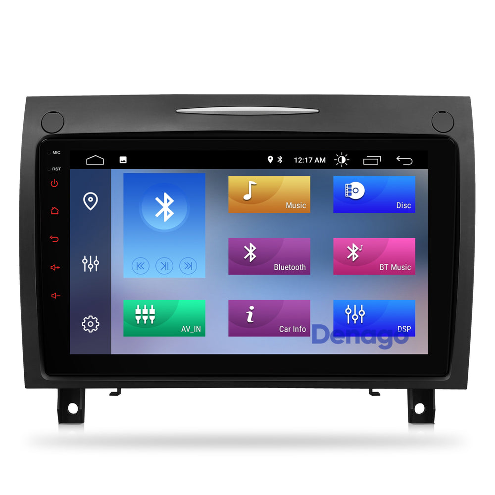 Mercedes SLK CarPlay autoradio | 2004 t/m 2010 | Denago DNG-A40 | 9 inch | Android 15 | Draadloos CarPlay & Android Auto