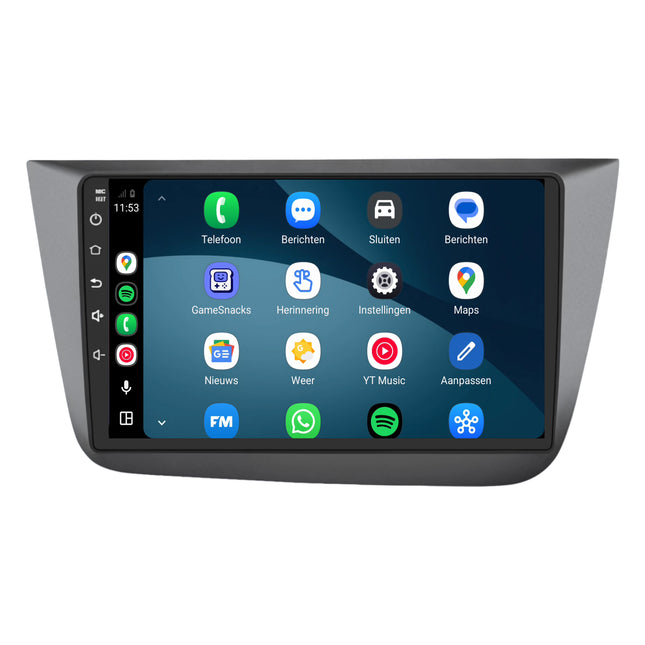 Seat Altea | Android 15 | 9 inch Autoradio | 2004 t/m 2015 | CarPlay & Android Auto