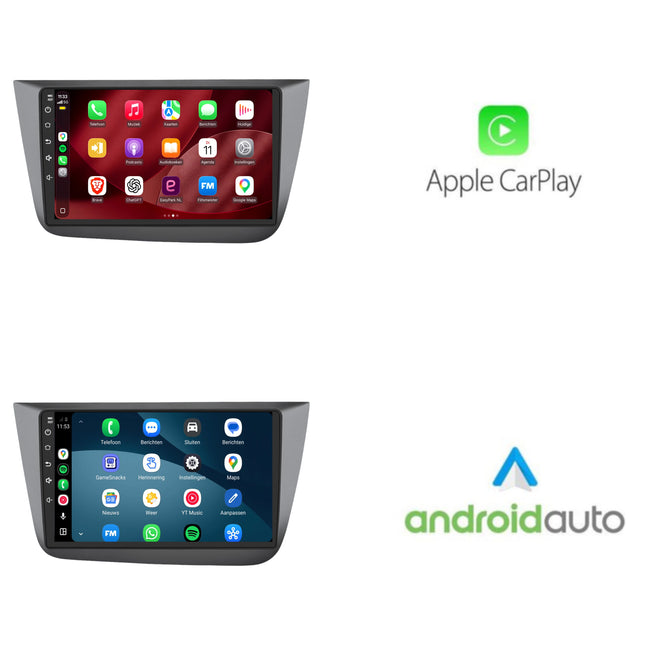 Seat Altea | Android 15 | 9 inch Autoradio | 2004 t/m 2015 | CarPlay & Android Auto