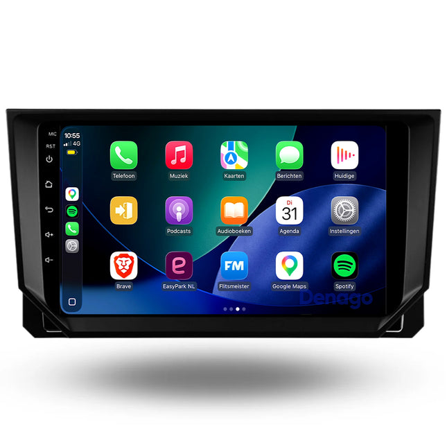 Seat Ibiza CarPlay autoradio | 2018 t/m 2026 | Denago DNG-A404 | 9 inch | Android 13 | Draadloos CarPlay & Android Auto