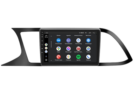 Seat Leon | Matt Zwart | Android 13 | Autoradio | 2013 t/m 2020 | CarPlay & Android Auto