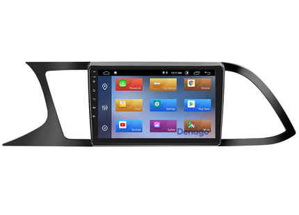 Seat Leon CarPlay autoradio | Matt Zwart | 2013 t/m 2020 | Denago DNG-A395 | 9 inch | Android 13 | Draadloos CarPlay & Android Auto