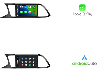 Seat Leon | Matt Zwart | Android 13 | Autoradio | 2013 t/m 2020 | CarPlay & Android Auto