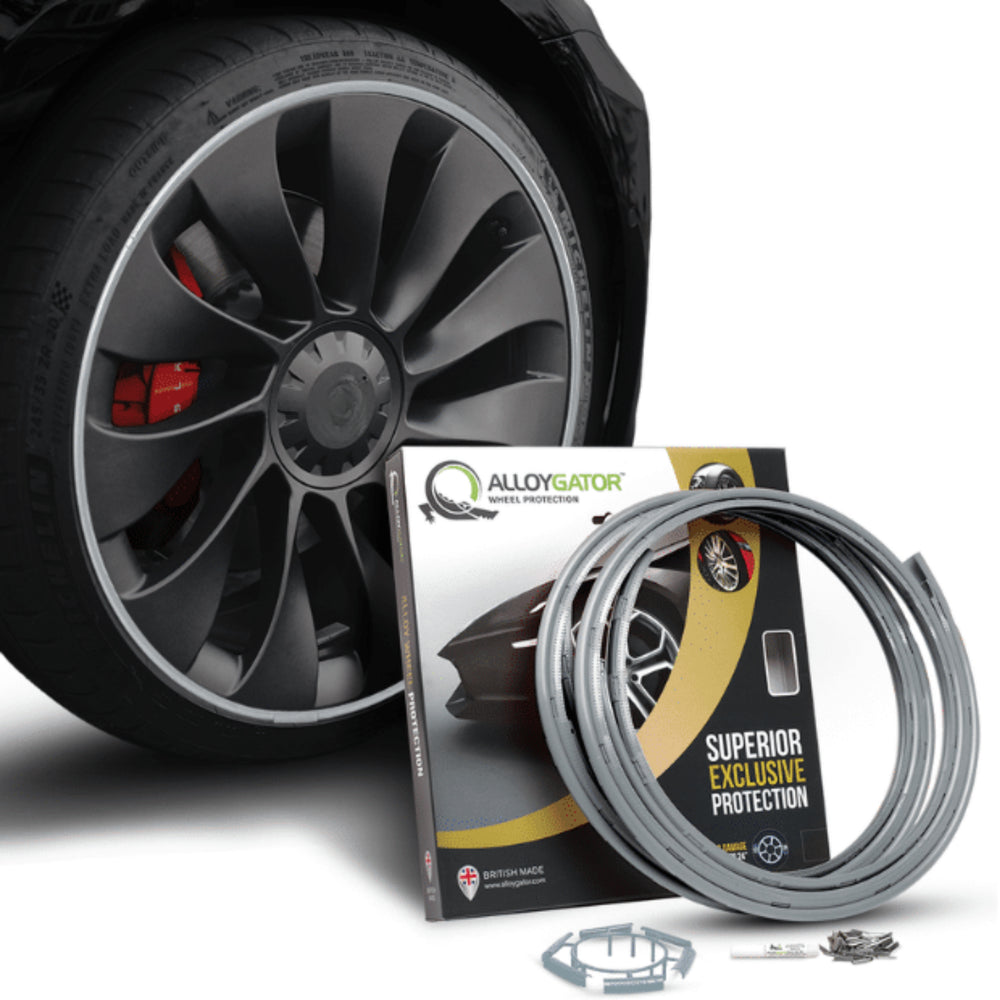 Alloygator Rim Protection | Silver | Curb Protection | Exclusive (12-24'' inch)