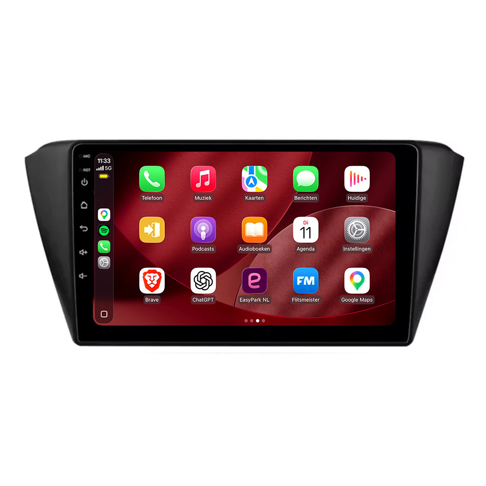 Autoradio Skoda Fabia con CarPlay e Android Auto | 2015–2021 | 9 pollici | Android 15 | CTX-7274