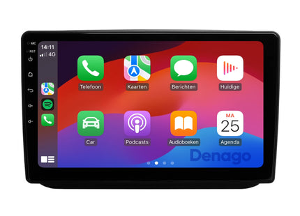 Skoda Fabia CarPlay autoradio | 2007 t/m 2015 | Denago DNG-A392 | 9 inch | Android 13 | Draadloos CarPlay & Android Auto