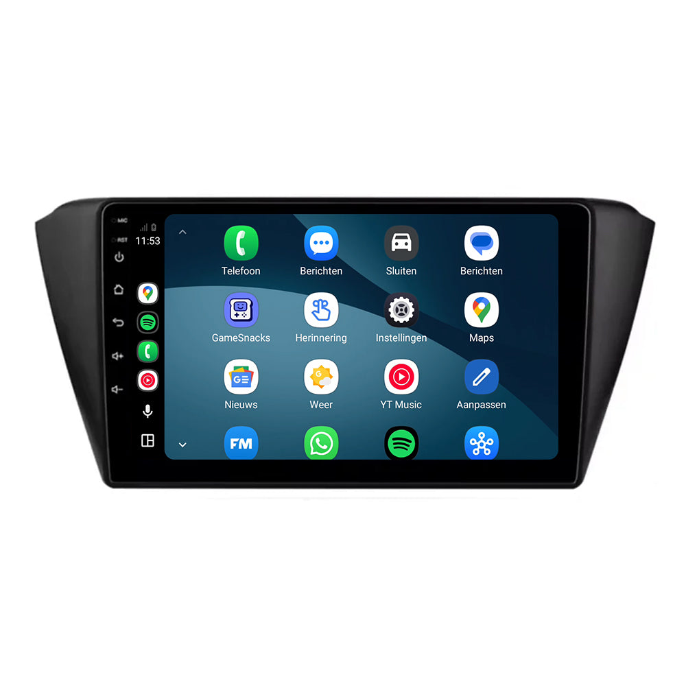 Autoradio Skoda Fabia con CarPlay e Android Auto | 2015–2021 | 9 pollici | Android 15 | CTX-7274