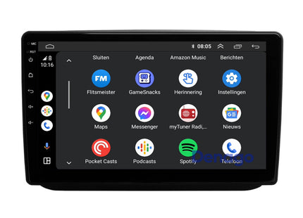 Skoda Fabia CarPlay autoradio | 2007 t/m 2015 | Denago DNG-A392 | 9 inch | Android 13 | Draadloos CarPlay & Android Auto